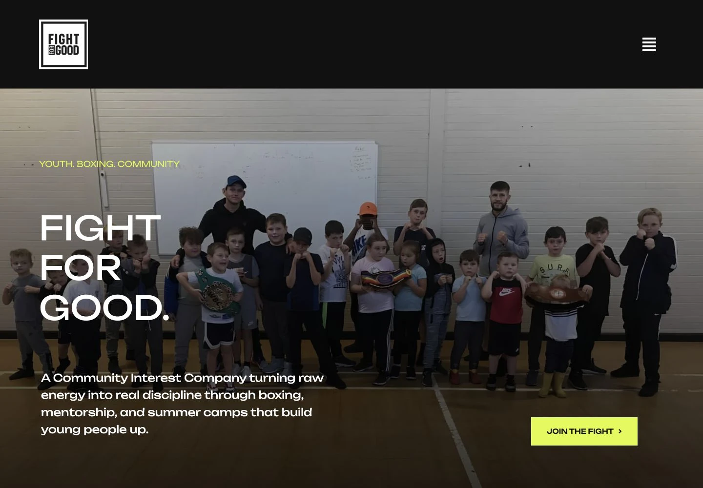 Fight for Good CIC website