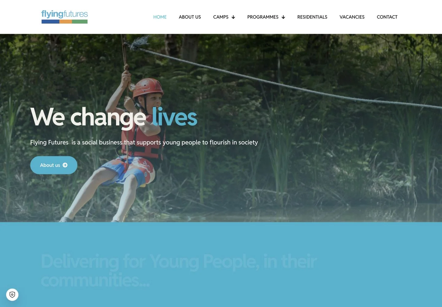 Flying Futures website