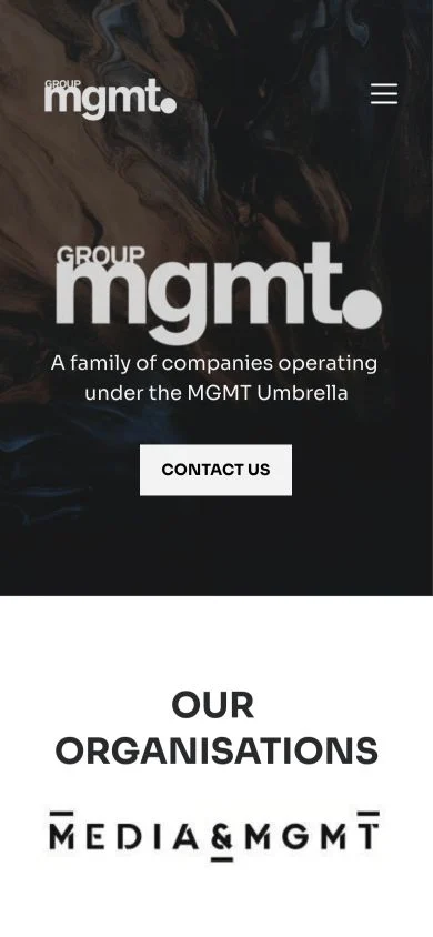 MGMT Group mobile website