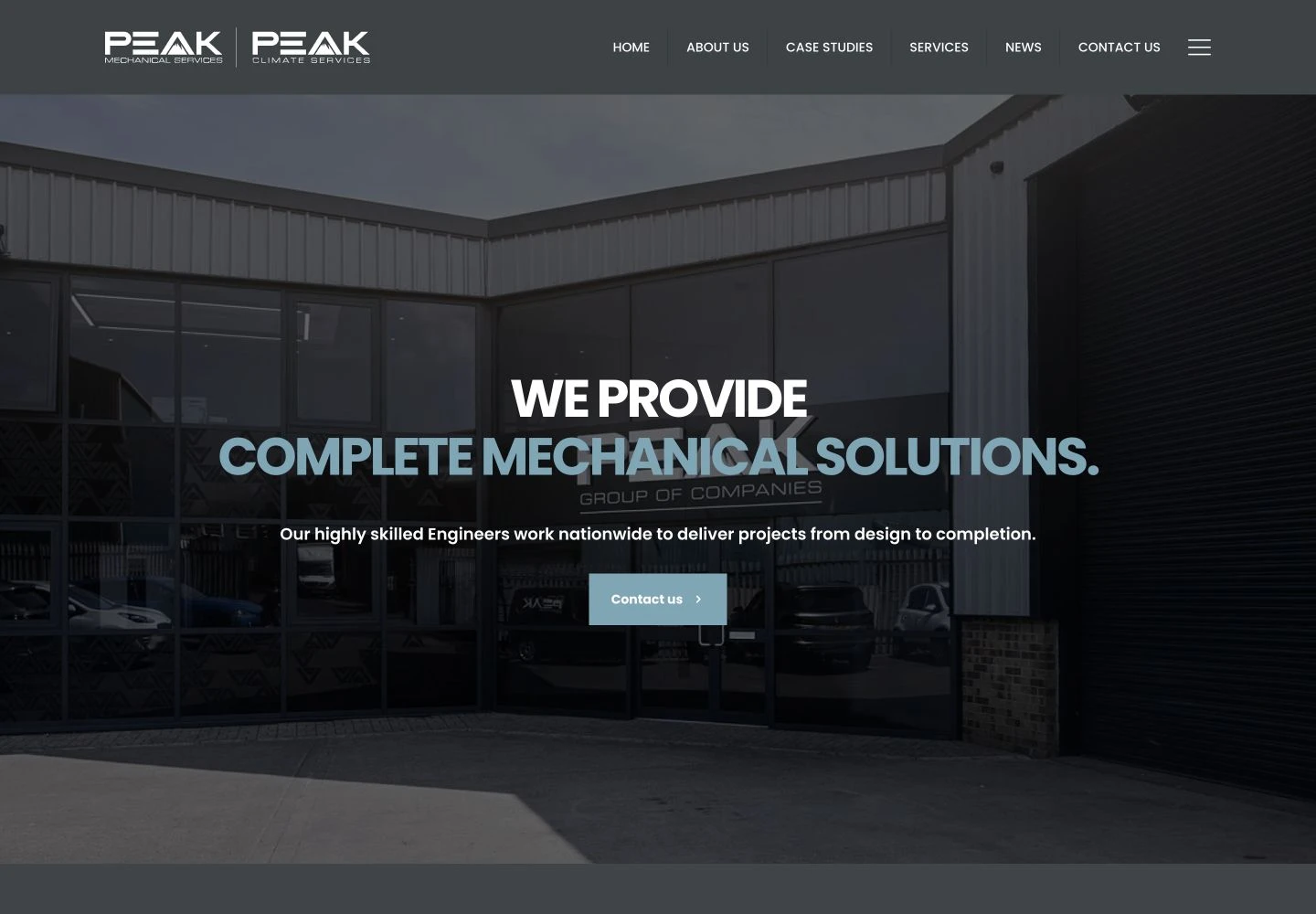 Peak Group website